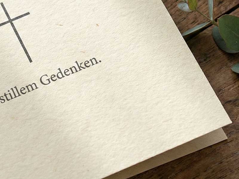 Papierbeispiel Feinstpapier Bechamel