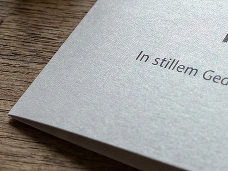 Papierbeispiel Kunstdruck Metallisch